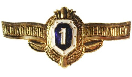 Значок классности 1 Классный специалист