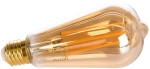 Лампа Gauss LED Filament ST64 Flexible 8W E27 740lm 2400K Golden 157802008