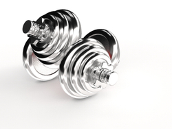 Набор гантелей UNIX Fit в кейсе 20 кг