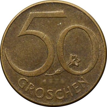 50 грошей 1959-2001 Австрия