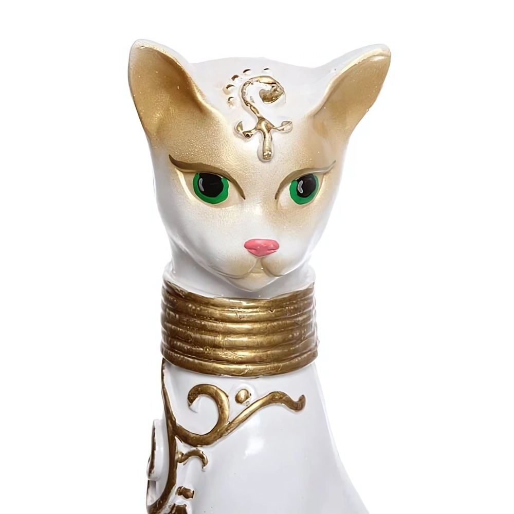 Статуэтка из гипса «Кошка Грация» 51см белая