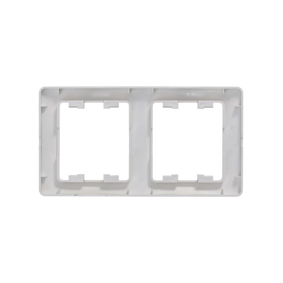 Рамка 2-м Glossa вертикал. платина SE GSL001206