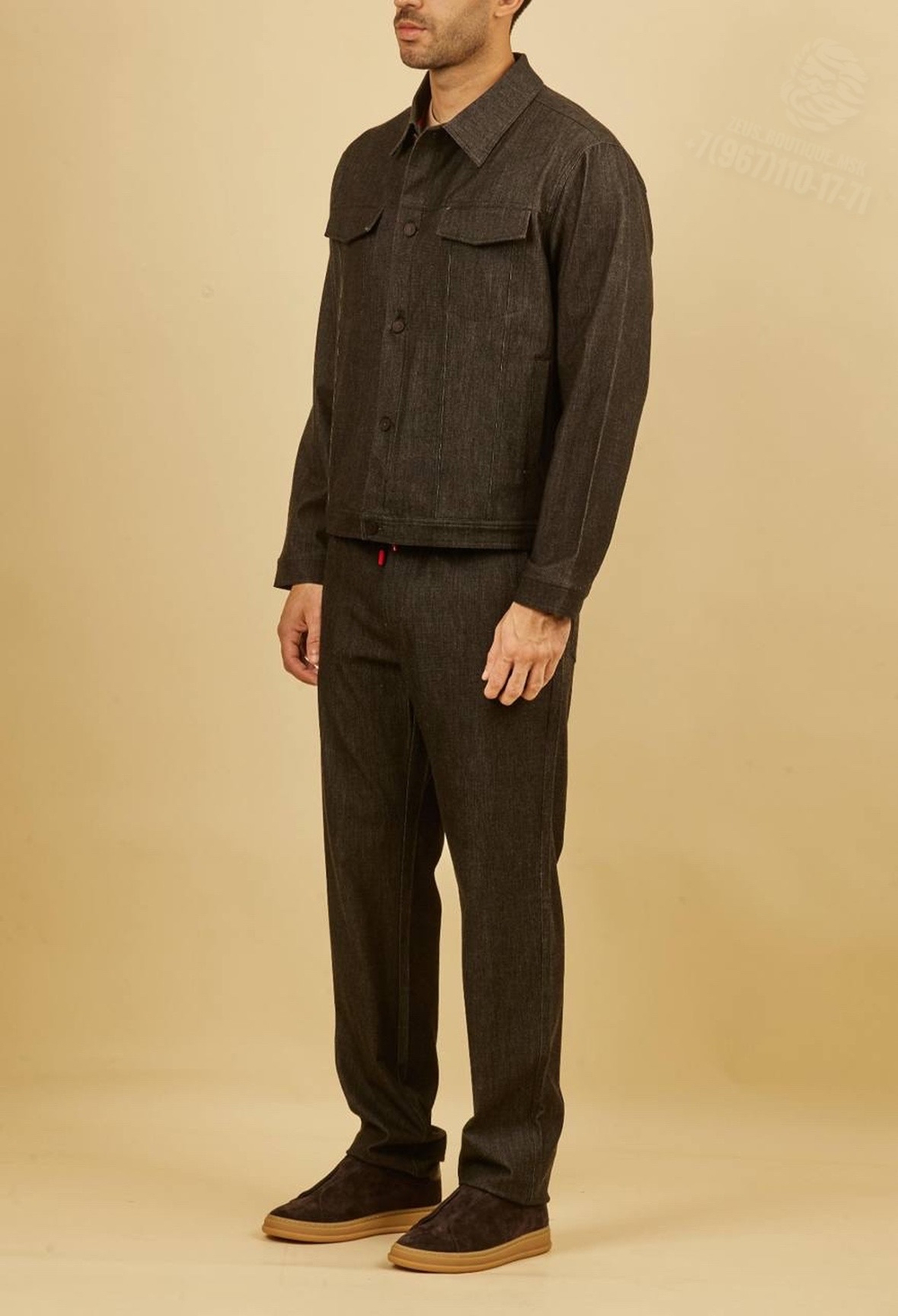 Джинсовый костюм Kiton