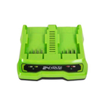 Устройство зарядное Greenworks 24V 2А G24C 24V на 2 аккумулятора