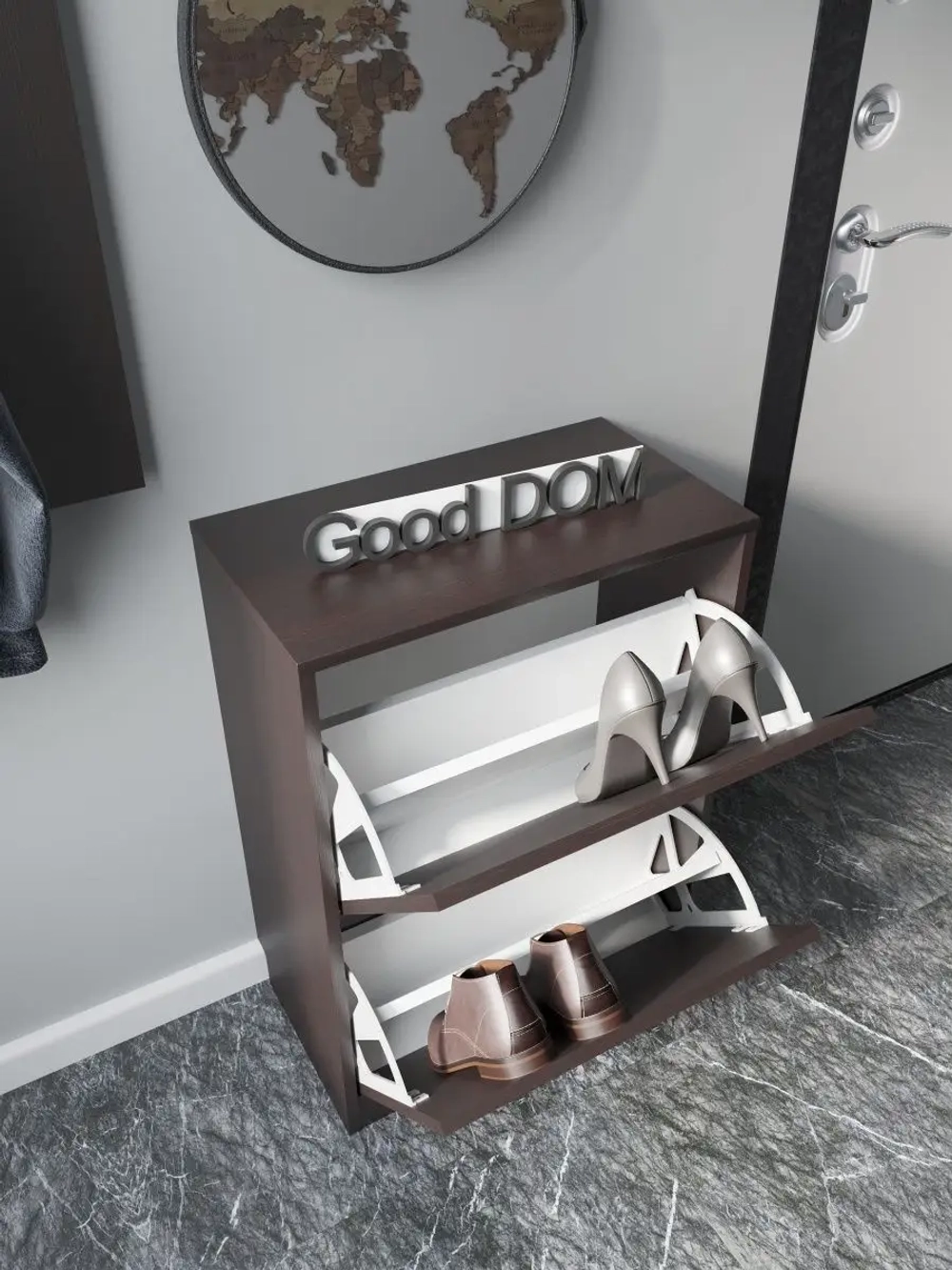 Обувница в прихожую закрытая