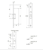 Роликовый фиксатор Apecs R-0002-CR хром
