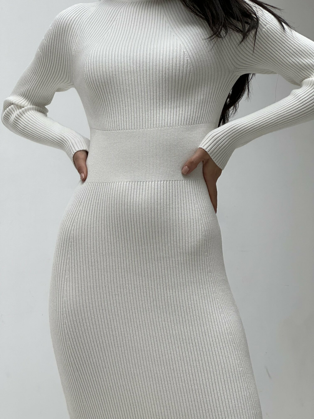 Платье AMELIA с закрытой спиной, белый