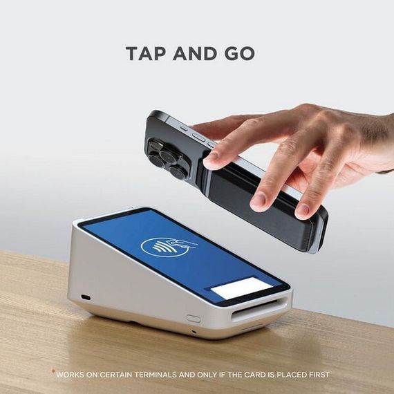 Магнитный кошелек-подставка Satechi Magnetic Wallet Stand (ST-VLWK) Black