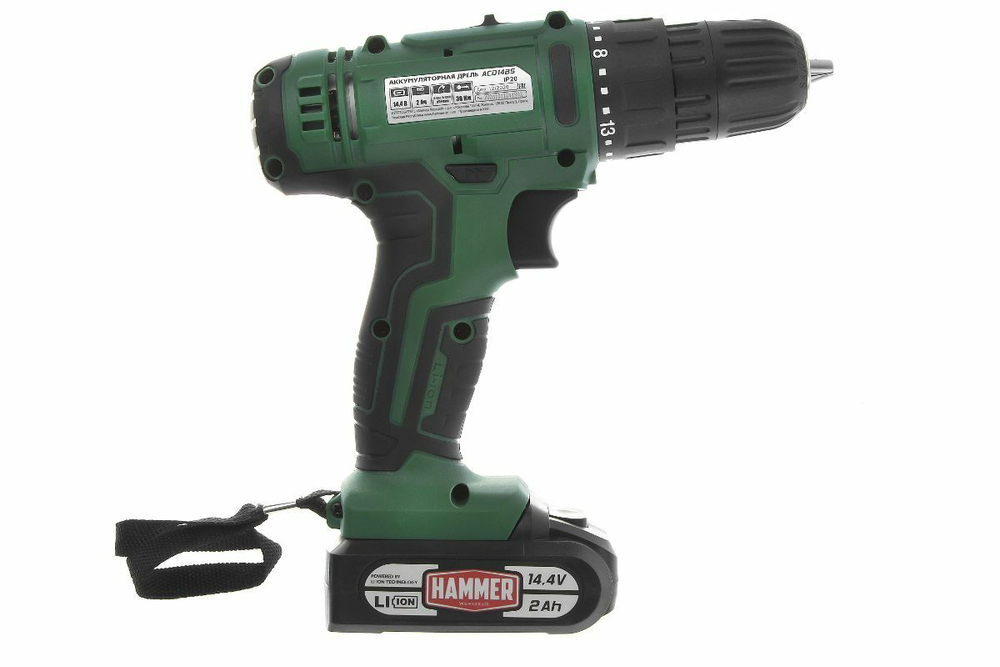 Дрель аккумуляторная HAMMER ACD14BS