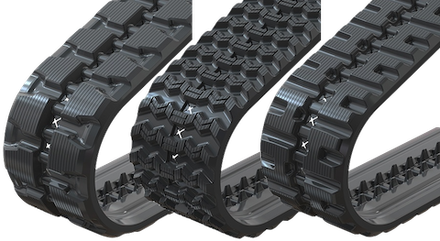 Резиновая гусеница 350x52.5Wx88 Taite