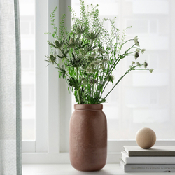 IKEA MÄVINN  (ИКЕА МÄВИНН)  -  Ваза, коричневый/керамика, 19 см