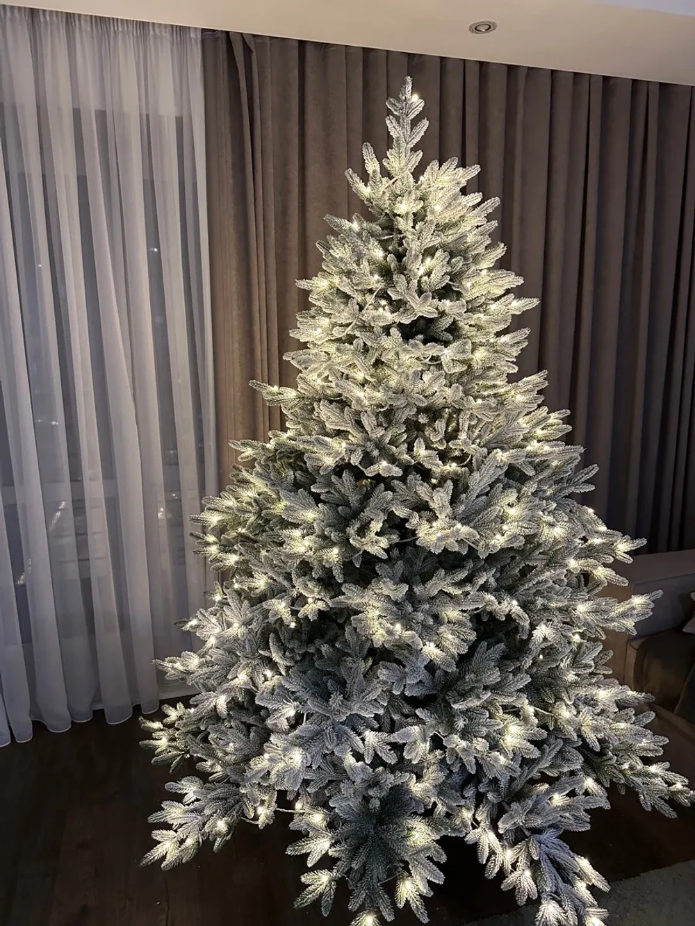 Ель искусственная Царь Елка Раскидистая Премиум заснеженная РДП/ЗСНЖ-210