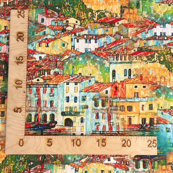 ДОМА, ГОРОД, ОРАНЖЕВЫЙ - 100% хлопок 2