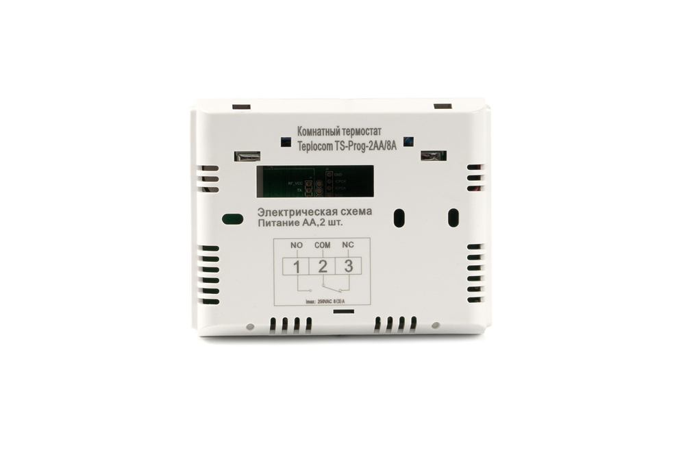 Термостат комнатный, проводной, TEPLOCOM TS-PROG-2AA/8A, Бастион 912