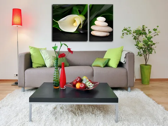 Модульная картина "Камушки"