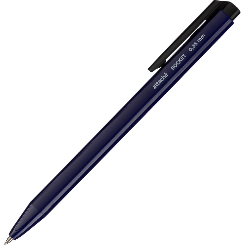 Ручка шариковая автоматическая Attache Rocket, д.ш. 0,5 мм, синяя