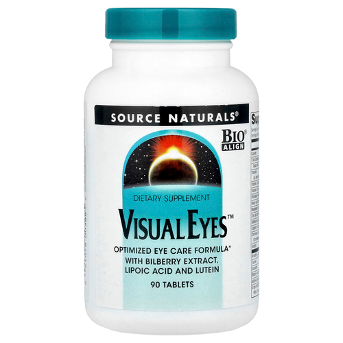 Source Naturals, Visual Eyes, мульти-питательный комплекс, 90 таблеток