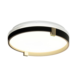 7647/CL PALE SN 189 Светильник пластик/белый/черный/золотой LED 30Вт 4000К D340 IP43 OLIDI BLACK
