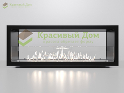 Сквозной биокамин 1200