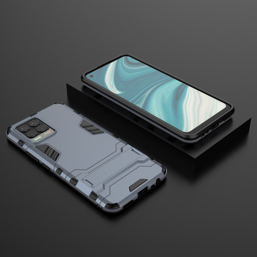 Противоударный чехол Transformer-2 с функцией подставки для Realme 8 Pro