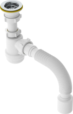 САНДЕСАНТ СИФОН ДЛЯ КУХНИ УМЫВ 1 1 2Х40 МАЛЫЙ С Г Т 40Х50 (S0110-АК)