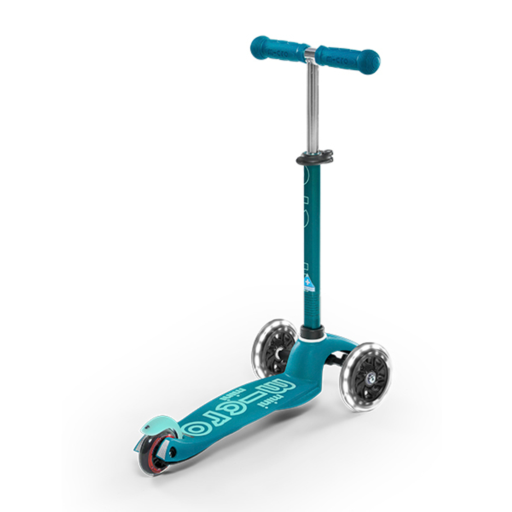 Самокат Mini Micro Deluxe LED Аква