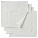 Набор полотенец IKEA DIMFORSEN (ДИМФОРСЕН), Белый, 30х30 см, 4 шт