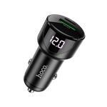 Автомобильное З/У Z42 Light road dual port digital display PD20W+QC3.0 car charger - black