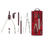 Готовальня Basir 8 предметов, 2 циркуля с запасными частями, 13.5 см