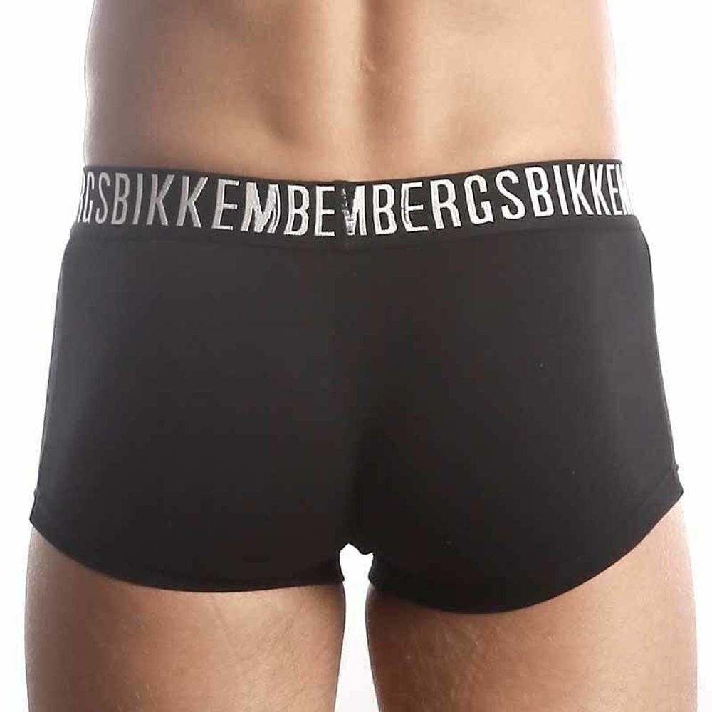 Мужские трусы боксеры черные Bikkembergs Black Boxer
