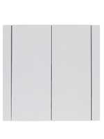 FORTE&PIANO Выключатель 2-клавишный проходной 10А FP207 белый IEK