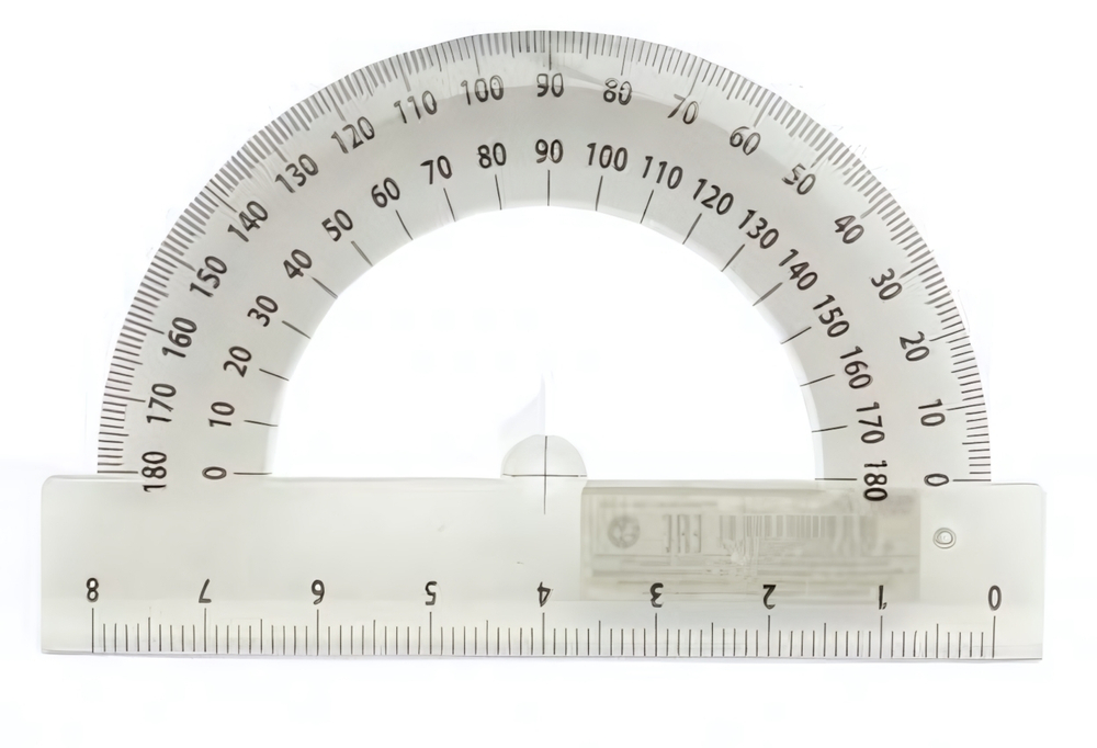 Транспортир 8см. тонированный (ТР-6016) (Проф-Пресс)