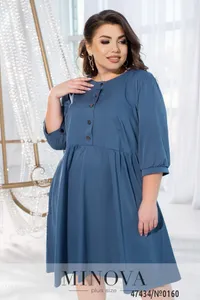 Платье 0160-джинс Minova