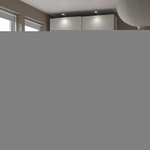 Шкаф-купе PAX HASVIK двухдверный с 2 полками и 4 штангами (белый)  220*60*260