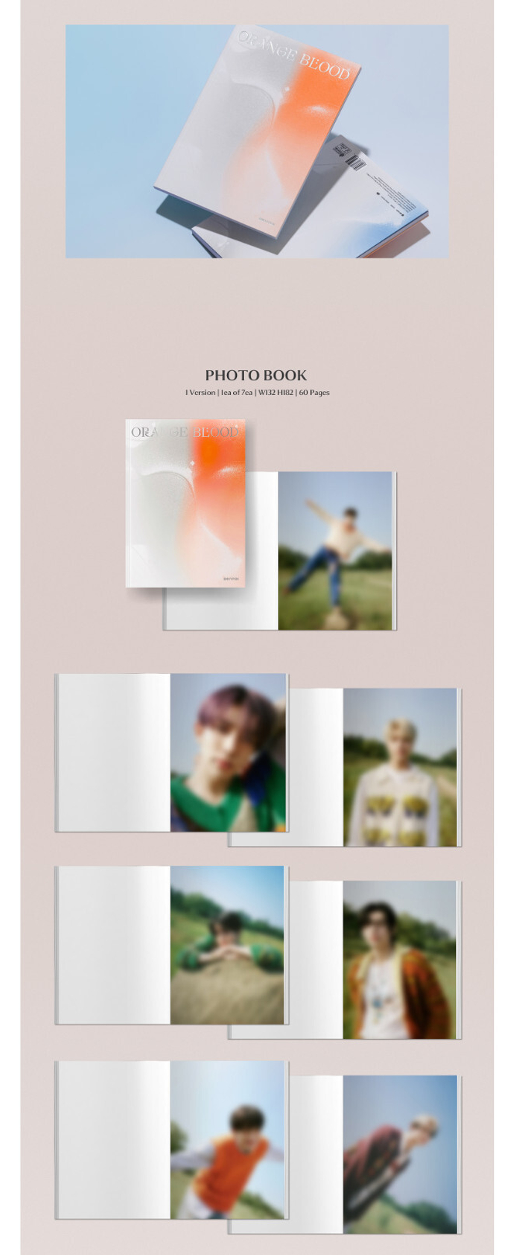 Альбом ENHYPEN - [ORANGE BLOOD] (ENGENE ver.)