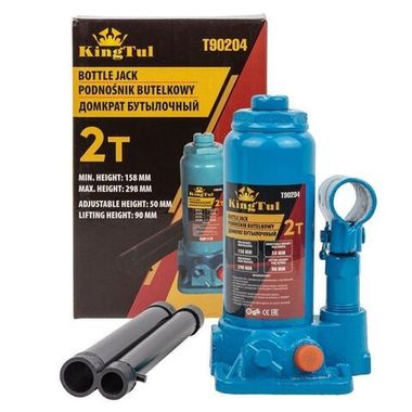 Домкрат бутылочный 2т KINGTUL
