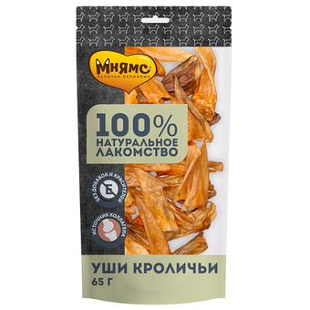 Лакомство для собак Мнямс на каждый уши кроличьи 65г