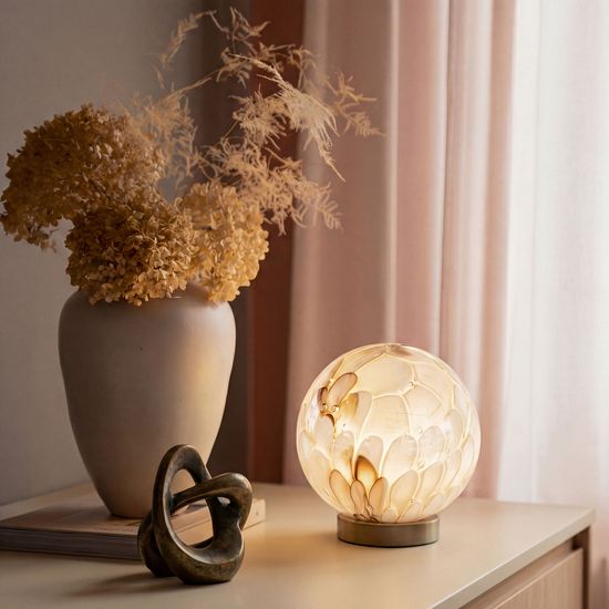 1_102 /настольный светильник / латунь