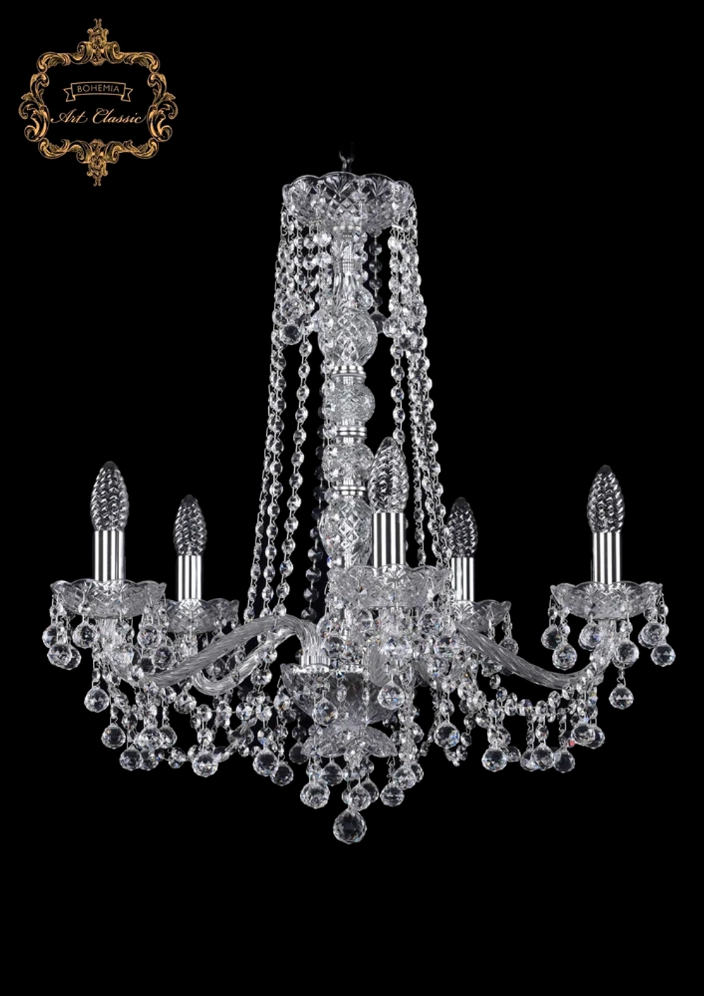 Подвесная люстра Art Classic 11.26 11.26.5.200.h-63.Cr.B