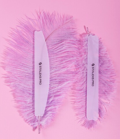 Пилка акриловая полумесяц (основа) Staleks EXPERT 40