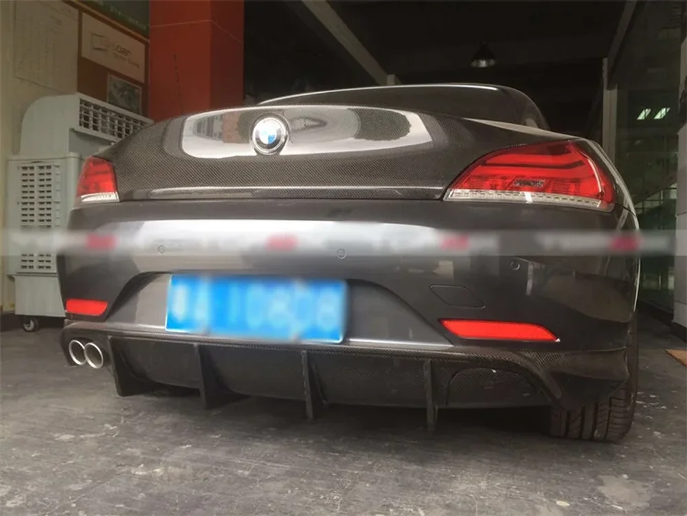 Карбоновый диффузор на BMW Z4 E89 БМВ Задний бампер