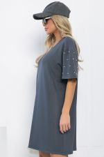 Платье Жемчужина коллекции (графит) П13312-1М LT Collection
