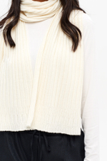 8407 Шарф женский (молочный)