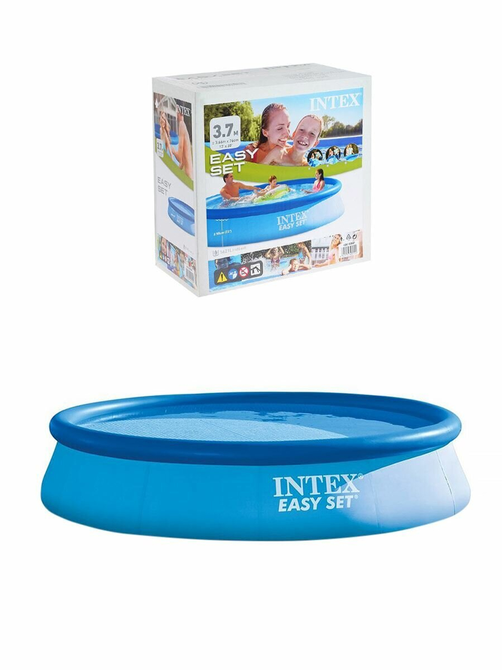 Бассейн Intex Easy Set 28130NP с надувным кольцом 366см*76см, от 6 лет