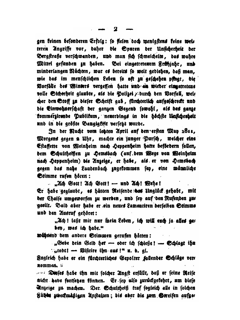 Aktenmässige Geschichte Der Räuberbanden an Den Beiden Ufern Des Mains, Im Spessart Und Im Odenwalde | Ludwig Pfister