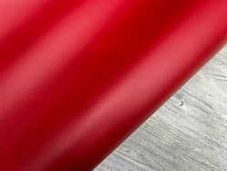 Paquito Red (2,5-2,7 мм), цв. Красный, натуральная кожа