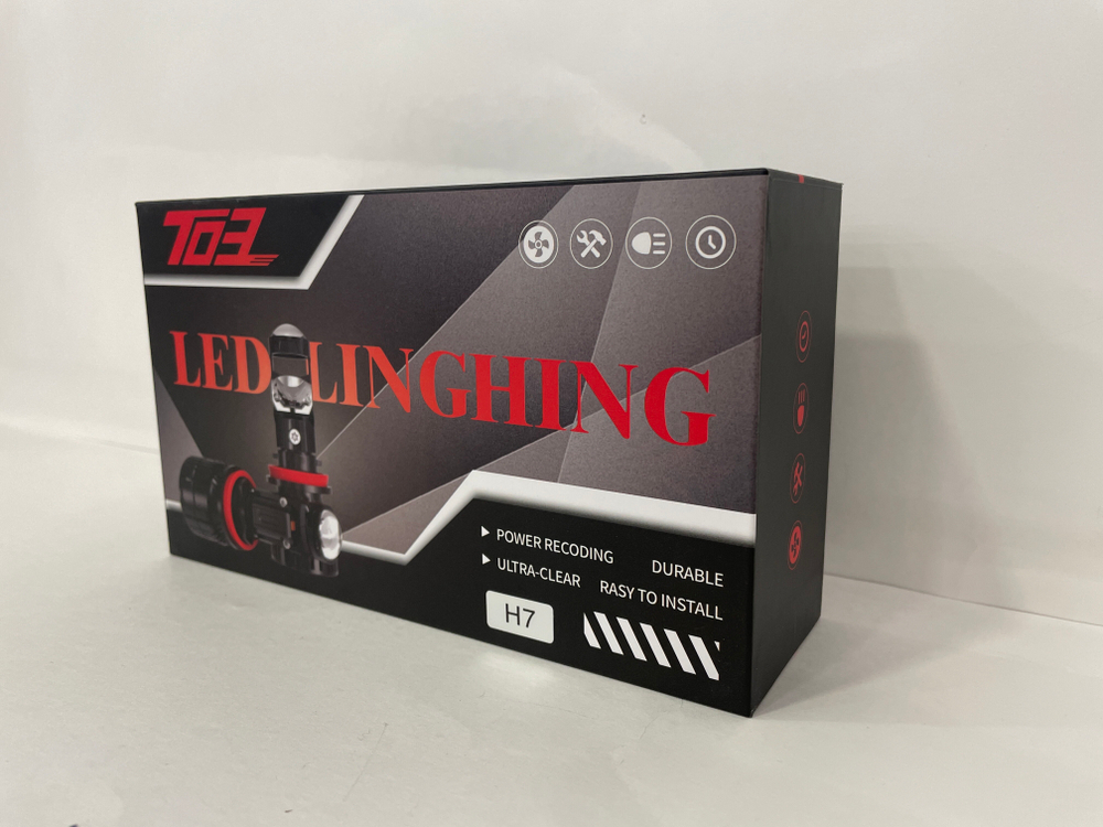 H7 (Линзы) / Светодиодные лампы T03, мини линзы, серия: цикл (2 шт. / комплект)