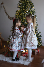 Платье "Лилия" со съемным воротником нг звери