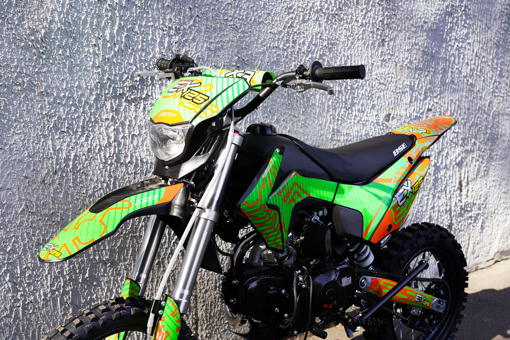 Питбайк BSE EX 17/14 Green Orange Ant (040)