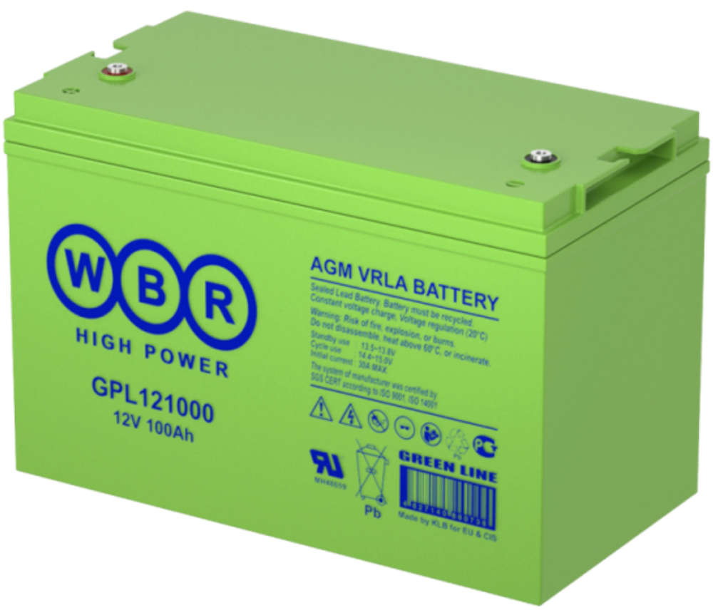 Аккумулятор WBR GPL121000